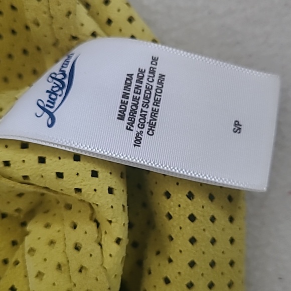 Lucky Brand perforated leather top - Picture 3 of 4